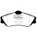 Brake pad set, disc brake DP1346 EBC