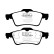 Brake pad set, disc brake DP1354 EBC