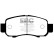 Brake pad set, disc brake DP1355 EBC