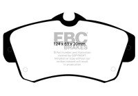 Brake pad set, disc brake DP1357 EBC