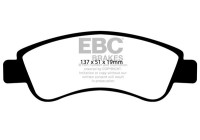 Brake pad set, disc brake DP1374 EBC