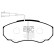 Brake pad set, disc brake DP1380 EBC