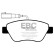 Brake pad set, disc brake DP1384 EBC