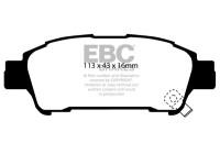 Brake pad set, disc brake DP1401 EBC