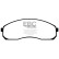 Brake pad set, disc brake DP1423 EBC