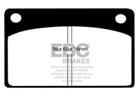 Brake pad set, disc brake DP143 EBC