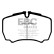 Brake pad set, disc brake DP1440 EBC