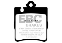 Brake pad set, disc brake DP1441 EBC