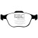 Brake pad set, disc brake DP1444 EBC