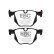 Brake pad set, disc brake DP1450 EBC