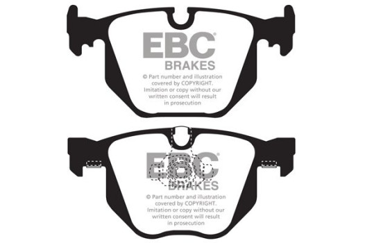 Brake pad set, disc brake DP1450 EBC