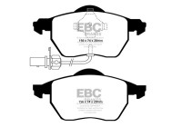 Brake pad set, disc brake DP1483 EBC