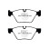Brake pad set, disc brake DP1493 EBC