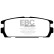 Brake pad set, disc brake DP1565 EBC