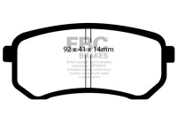 Brake pad set, disc brake DP1567 EBC