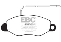 Brake pad set, disc brake DP1570 EBC