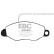 Brake pad set, disc brake DP1570 EBC