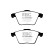 Brake pad set, disc brake DP1574 EBC