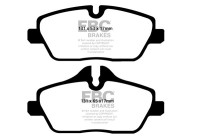 Brake pad set, disc brake DP1578 EBC