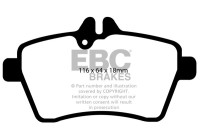 Brake pad set, disc brake DP1579 EBC
