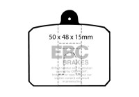 Brake pad set, disc brake DP159 EBC