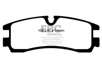Brake pad set, disc brake DP16212 EBC