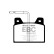 Brake pad set, disc brake DP163 EBC