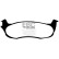 Brake pad set, disc brake DP1633 EBC