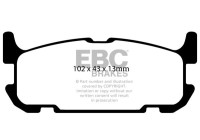 Brake pad set, disc brake DP1685 EBC