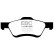 Brake pad set, disc brake DP1709 EBC