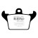 Brake pad set, disc brake DP1719 EBC