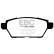 Brake pad set, disc brake DP1766 EBC