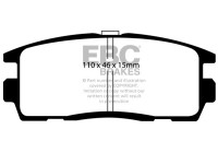 Brake pad set, disc brake DP1797 EBC