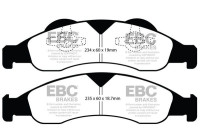 Brake pad set, disc brake DP1803 EBC