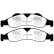 Brake pad set, disc brake DP1803 EBC