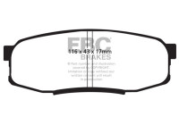 Brake pad set, disc brake DP1816 EBC