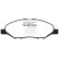 Brake pad set, disc brake DP1832 EBC