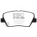 Brake pad set, disc brake DP1863 EBC