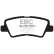 Brake pad set, disc brake DP1875 EBC