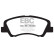 Brake pad set, disc brake DP1899 EBC