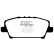 Brake pad set, disc brake DP1901 EBC