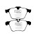 Brake pad set, disc brake DP1912 EBC