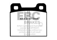 Brake pad set, disc brake DP193 EBC