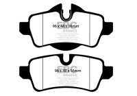 Brake pad set, disc brake DP1931 EBC
