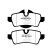 Brake pad set, disc brake DP1931 EBC