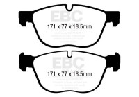 Brake pad set, disc brake DP1938 EBC