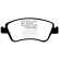 Brake pad set, disc brake DP1948 EBC