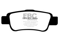 Brake pad set, disc brake DP1952 EBC