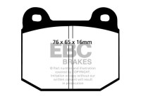 Brake pad set, disc brake DP197 EBC