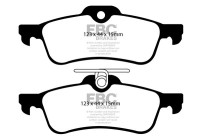 Brake pad set, disc brake DP1973 EBC